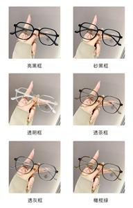 New ultra-light TR myopia glasses, fashionable and simple anti-blue light glasses, versatile literary glasses frame