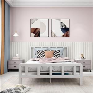 Wrought iron bed double bed modern simple bed