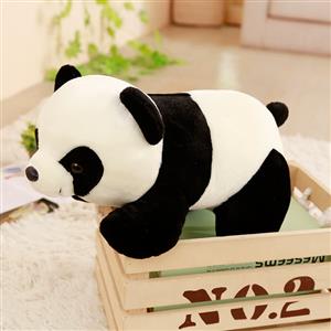 National treasure size panda black and white cuddle bear doll