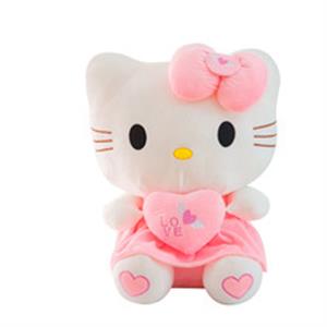 Kitty plush toy Hello Kitty doll hug heart
